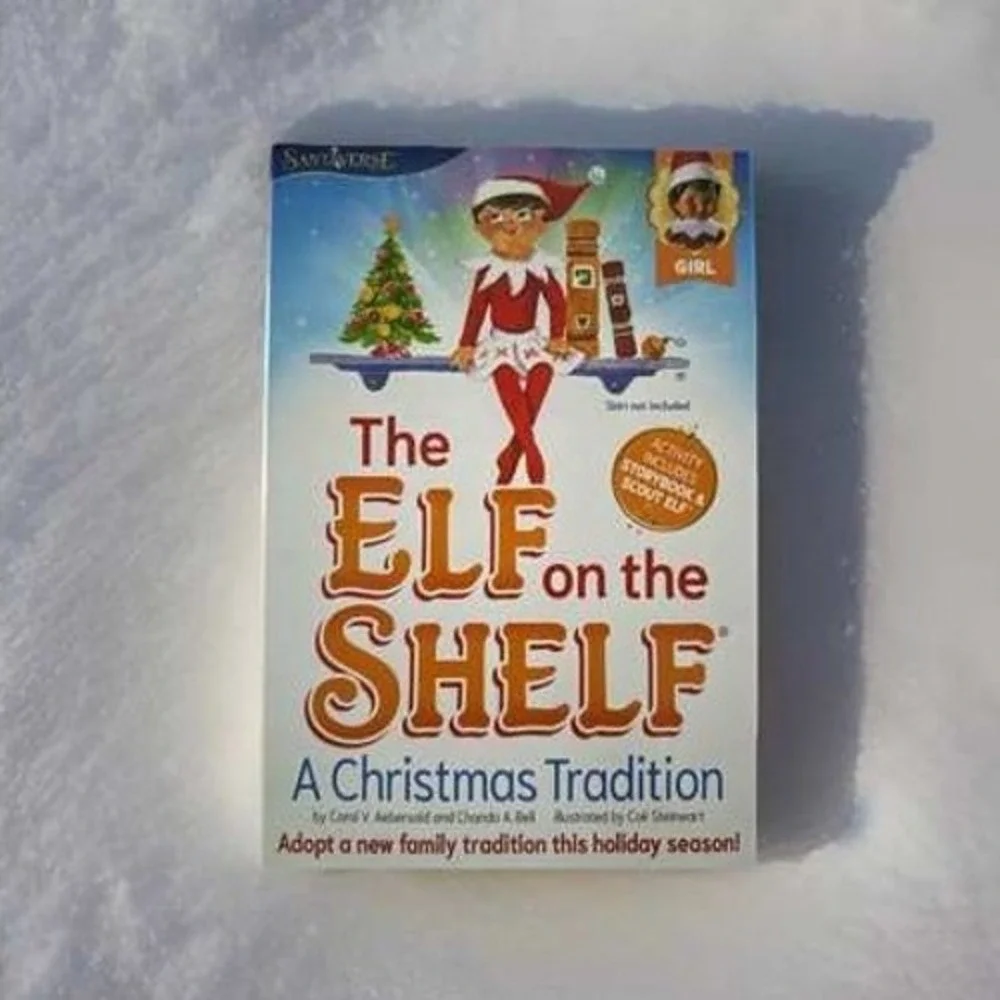 The Elf on the Shelf A Christmas Tradition Storybook Activity Book Girl